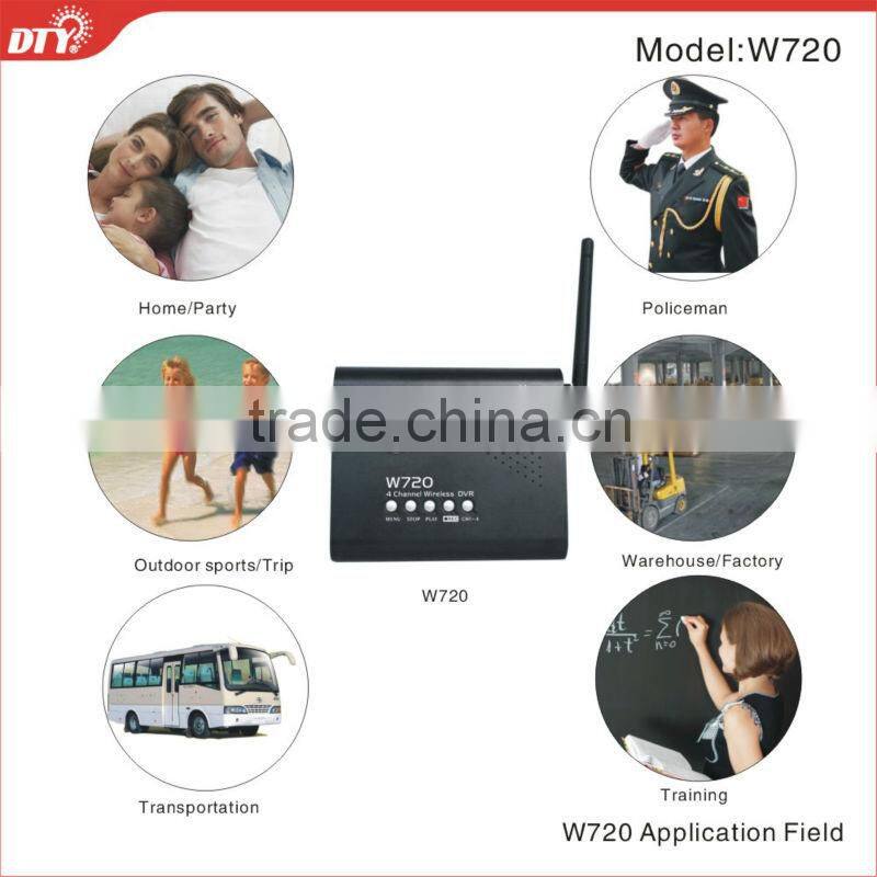 Mini wireless cctv dvr for home security, W720