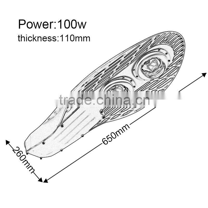 High efficiency 50w 100w 150w 200w led street light led outdoor light ce rohs with 3 warranty