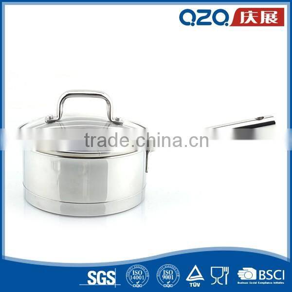 Best quality custom professional 201/304 cookware sets stainless steel casserole