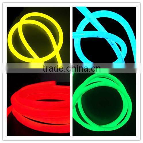 Sunbit Low voltage 360 degree round orange led neon flex wedding flex design