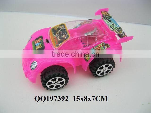 New plastic kids pull line toys car with light can put sugar,Pull line toy car