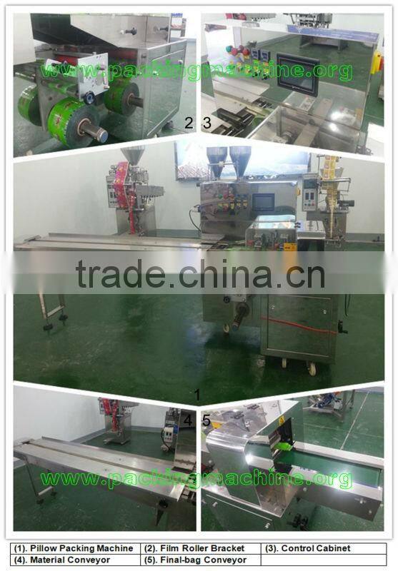 Horizontal Pillow Packing Machine For Snack Food