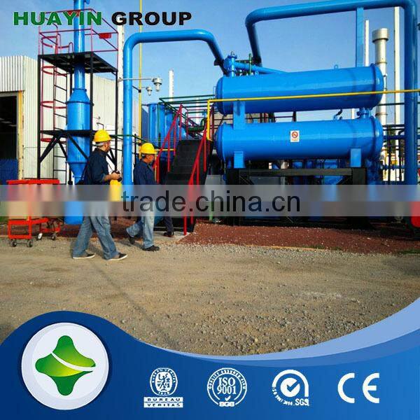 No smell during operation waste tyre recycling pyrolysis machine