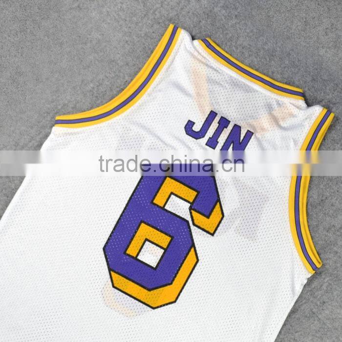 Wholesale blank basketball jersey&basketball jersey logo design