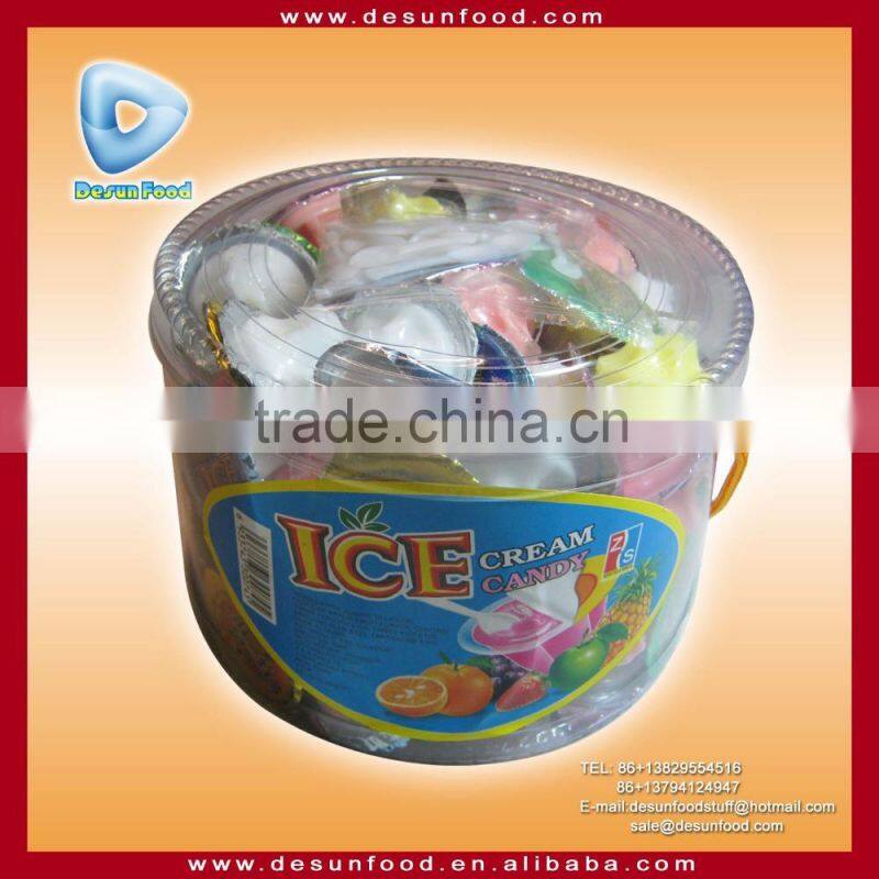 Fruity mini cup ice cream sweets