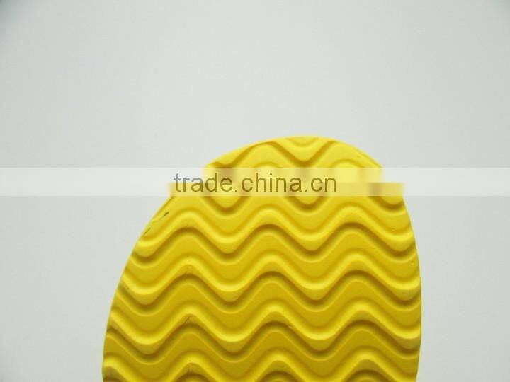 Children summer yellow EVA thick bottom clip toe slippers
