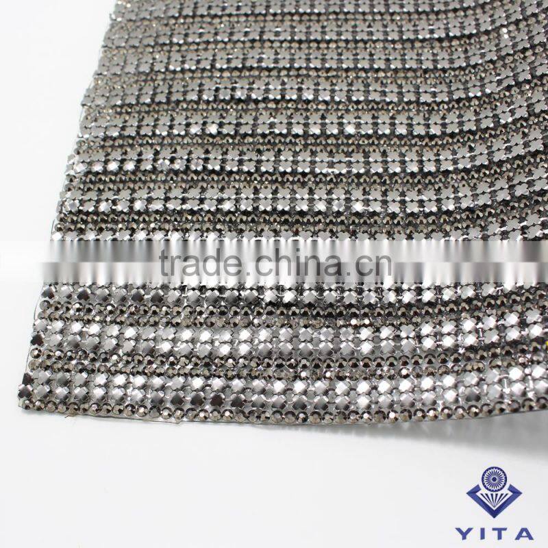 Clear Glue Crystal Material Hot Fix Gun Black Color Rhinestone Sheet Wholesale In YiWu China