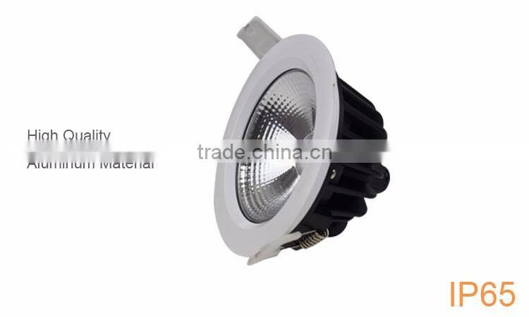 LED recessed ceiling cob downlight crystal 18W square and round Ip65 led light downlight