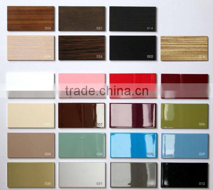 Black high glossy dresser with mirror (LS-217)