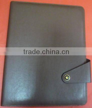 PU leather executive padfolio customized