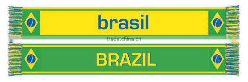 World cup new style knitted scarves