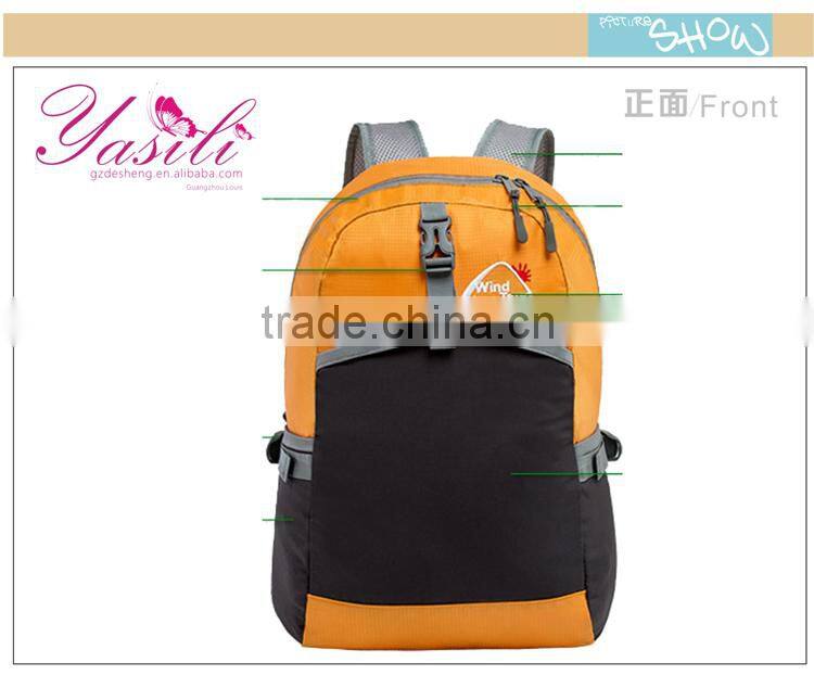 Best Selling Small Folding Backpack,polyester camping backpack,china factory
