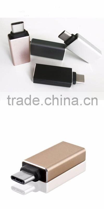 100% Genuine Metal head USB 3.1Type C Male to USB 3.0 Female Data Adapter Converter OTG
