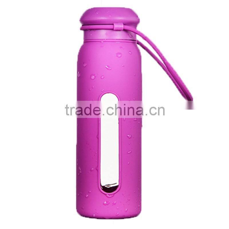 Mochic 350ML printing best selling glass bottle business gift glass water bottle