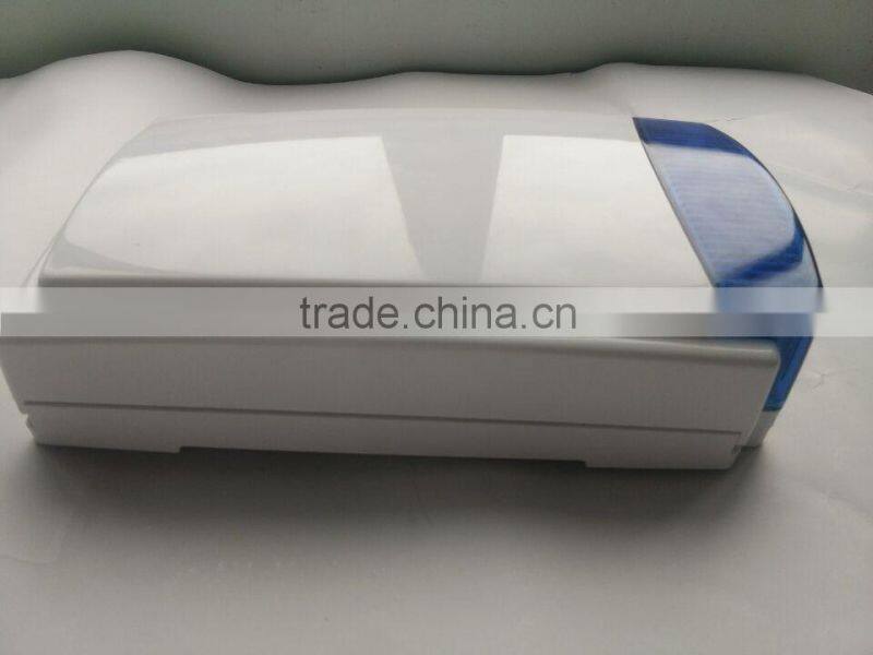 portable wired Backup Battery Outdoor Siren siren with strobe led light SL-700B