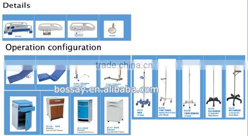 Best Selling Two Functions Medical Bed Two Cranks China Medcial Bed