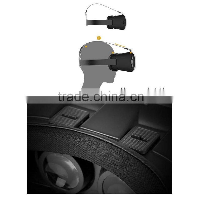 3D Virtual Reality 3D VR Box Headset Game Glasses Helmet for Phone 3D Glasses bluetooth remote control