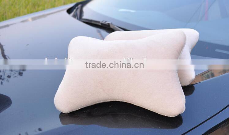 100% polyester bone pillow for embroidery dog bone shaped pillow LS-B-005-A car pillow bone shaped