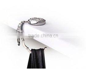 Fashion purse hanger with crystal and keychain