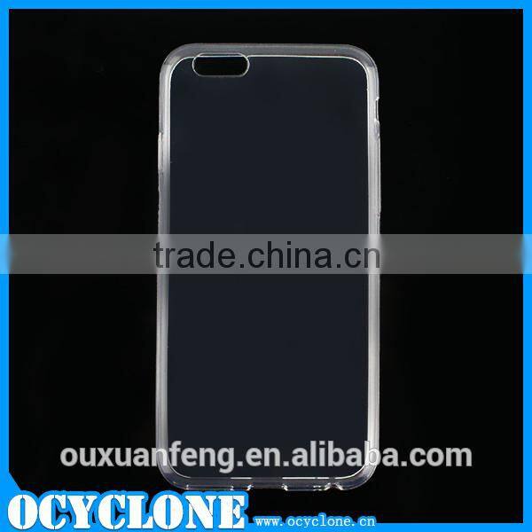China wholesale high lucency phone case with TPU for iphone 6 plus