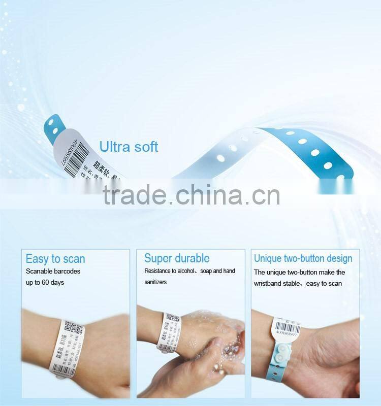 Medical Consumables hospital patient id band /patient id armbands