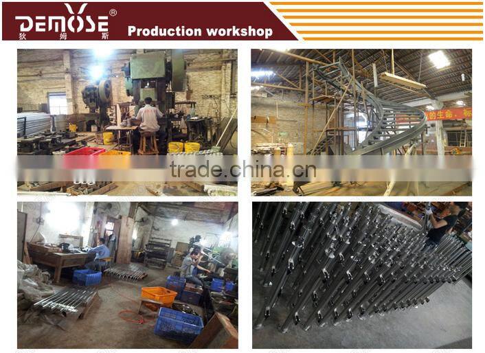 clear laminated/tempered glass railing