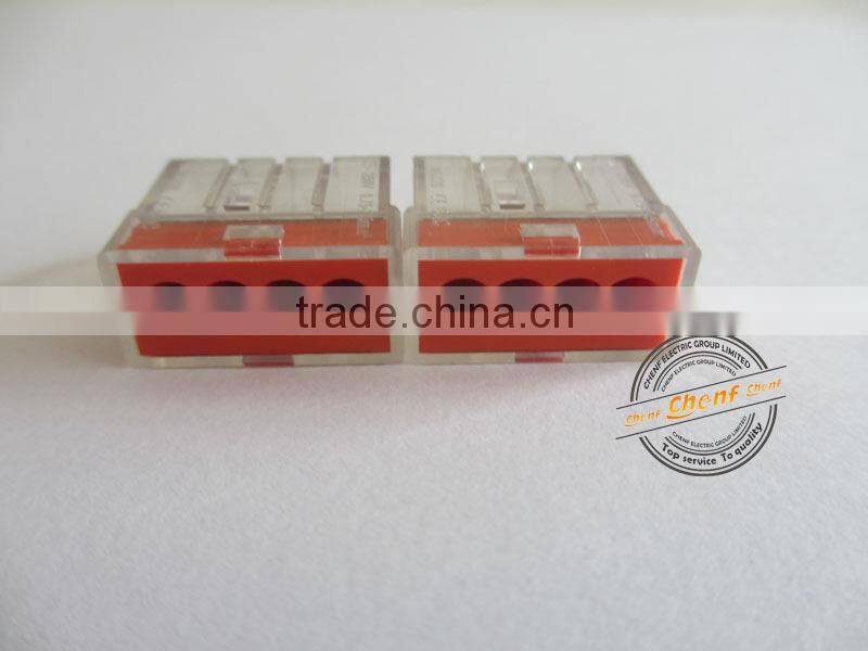 Newest Hot Sell 250v 4 Pin Push Wire Connectors (4 poles)