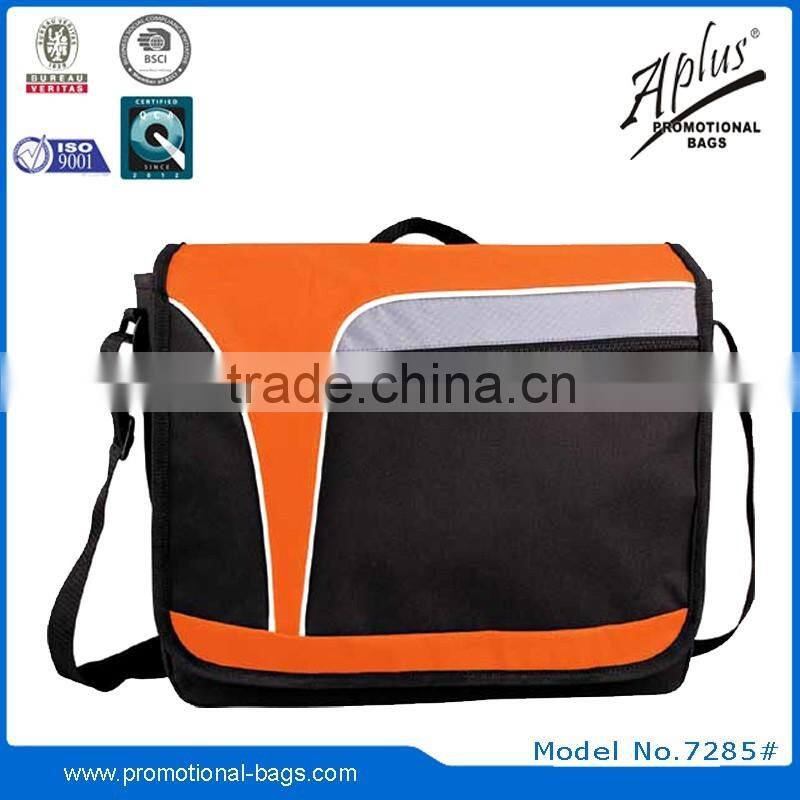 promotional waterproof sided pattern classy messenger bag with handle