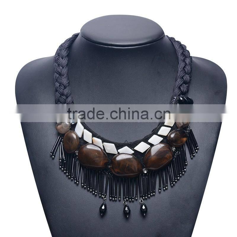 2016 FASHION Bib ladies costume jewellery fashion necklace