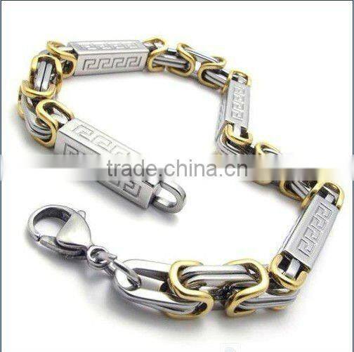 wholesale 2012 fashion gold cool unique mens bracelets
