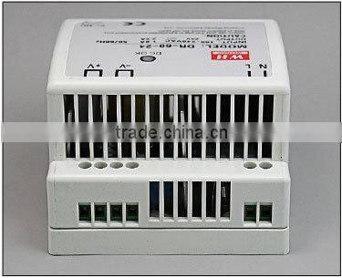 Small volume 60w single output DIN Rail power 12v 5a ac smps