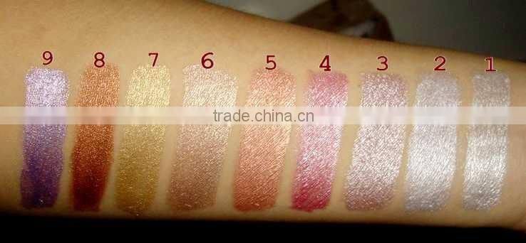 different colors eyeliner gel for colorful eye makeup Cream glitter Eyeshadow