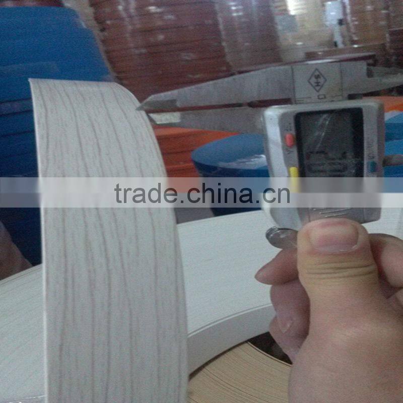 high quality pvc edge banding ,solid color and wood grain