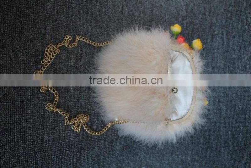 Fashion fur key bag for women bag / turkey fur key case / Real fur key holders