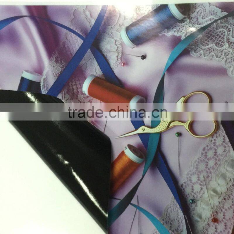 Self- Adhesive Vinyl Glossy(black/Gray Glue) for Car advertisement