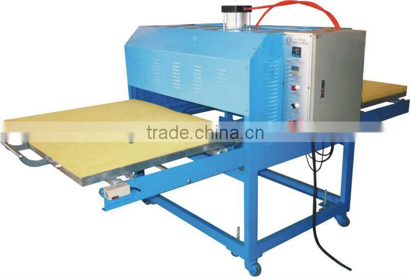 pneumatic air operated double tray digital sublimation machine