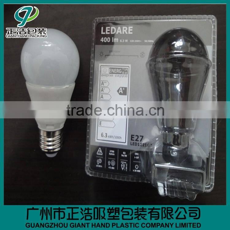 Slide plastic blister packaging