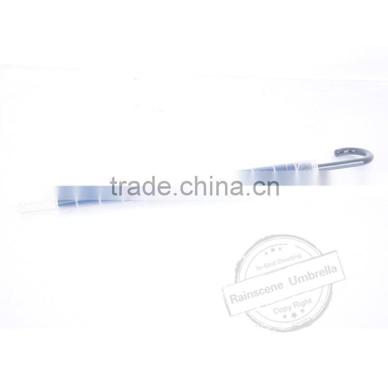 Promotional low price telescopic plastic cover umbrella