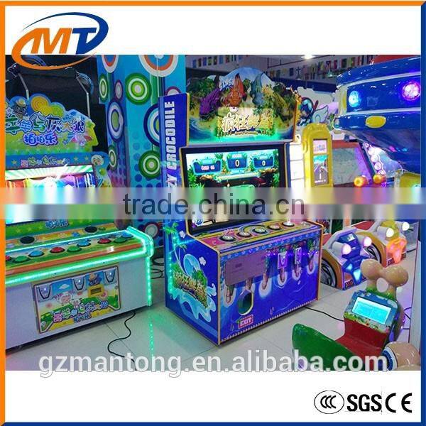 2016 new arrival and Funny Crazy Crocodile kids hitting game machine for sale