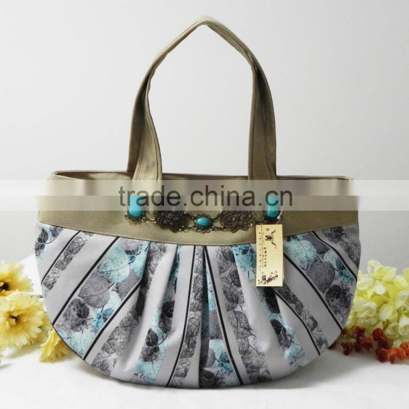 Colorful Antique Copper Flower Design Handbag for Promotion