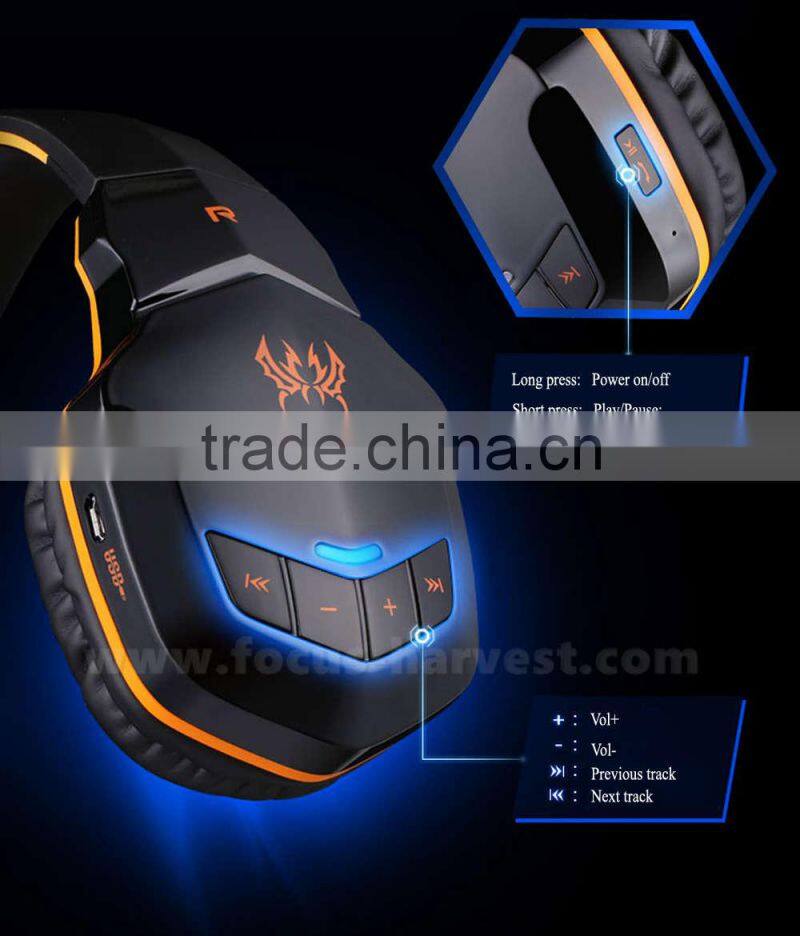 2015 new Wireless Bluetooth Headset Stereo Gaming Headphone Support NFC with Mic for PC iPhone Samsung