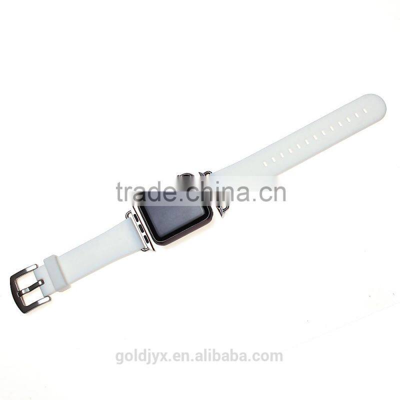 custom fast delivery cheap silicone watch band parts for apple watch
