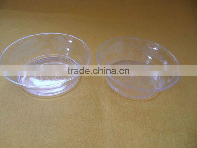Disposable plastic bowl