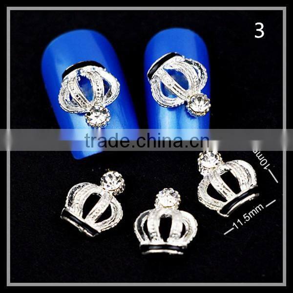 2016 New fashion Factory sell white butterfly 3d molds for nails metal nail art decoration