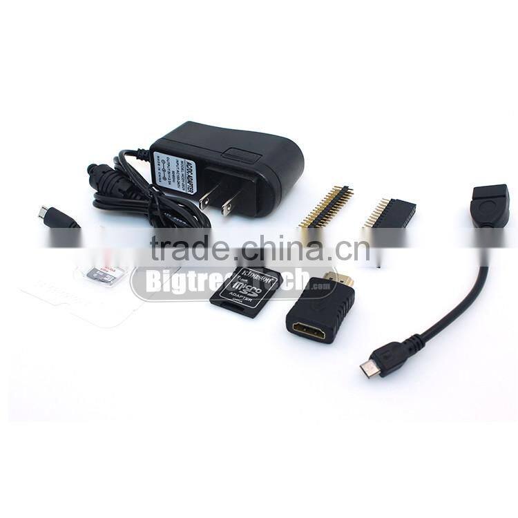 New Raspberry Pi Zero Budget Pack 8GB Class 10 SD Card +2x20 Male header strip and the 5V2A power supply for Raspberry Pi KIT038