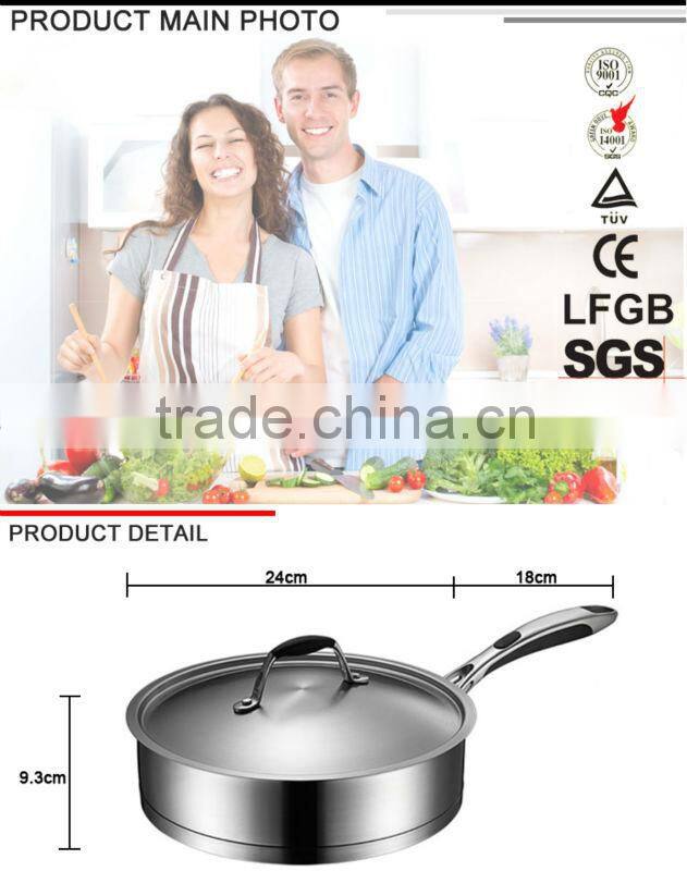 hot china products wholesale kitchen ware for stainless steel frying pan