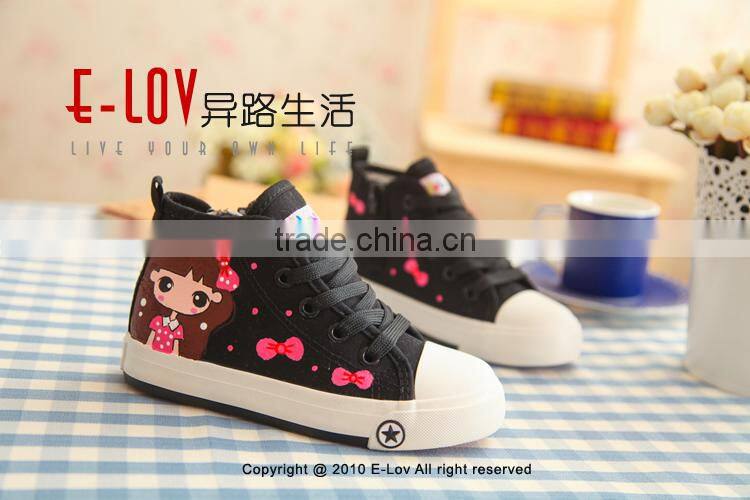 Hot sales high quality school canvas shoes