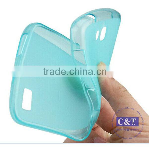 C&T 2015 the new unique flexible gel rubber tpu case for huawei honor holly