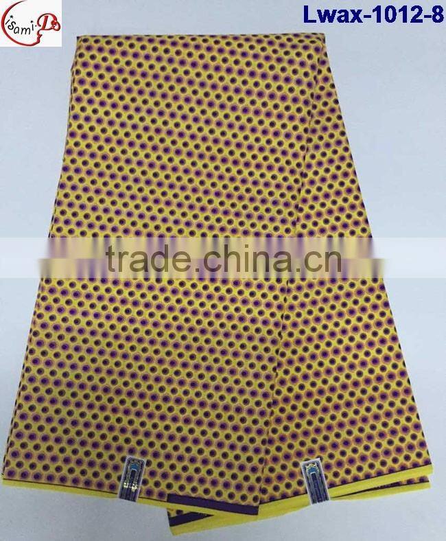 Lwax-1012-9 royal blue African Jacquard style cheap wholesale african wax print fabric