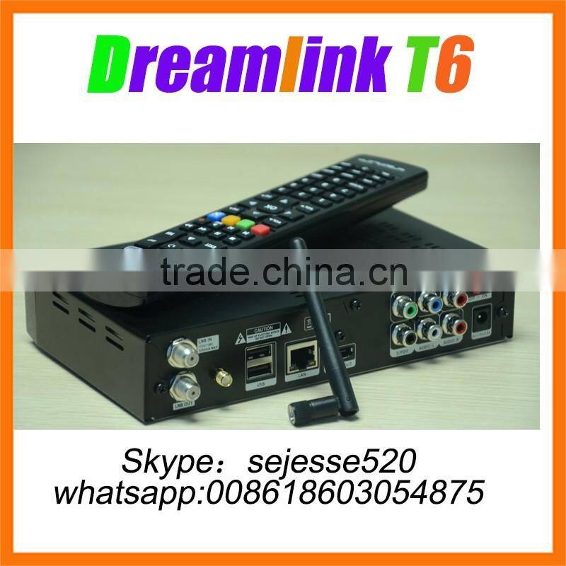 New arrival Dreamlink T6 Turbo 8psk+IPTV for north america in stock